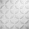 Ekena Millwork Delfina EnduraWall Decorative 3D Wall Panel, White, 19 5/8"W x 19 5/8"H WP20X20DLWH - alternate 1